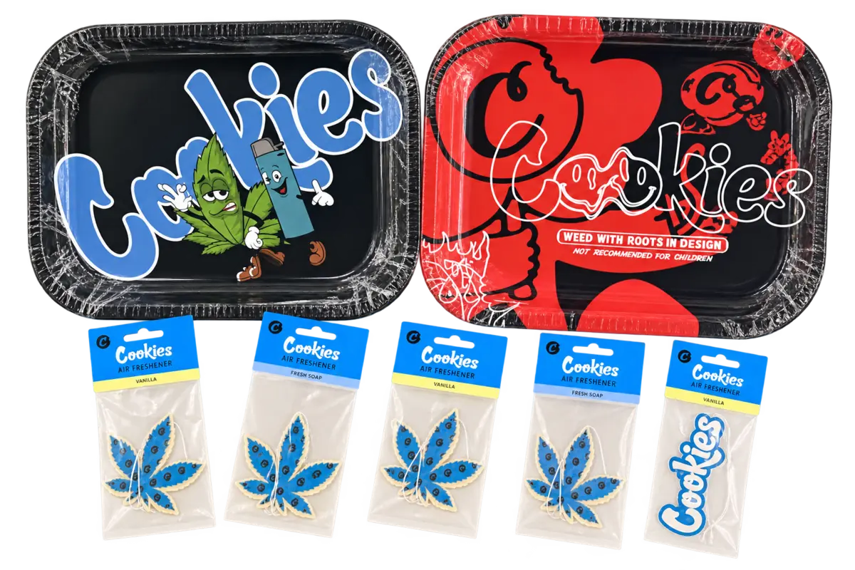 Graphic trays and matching accessories